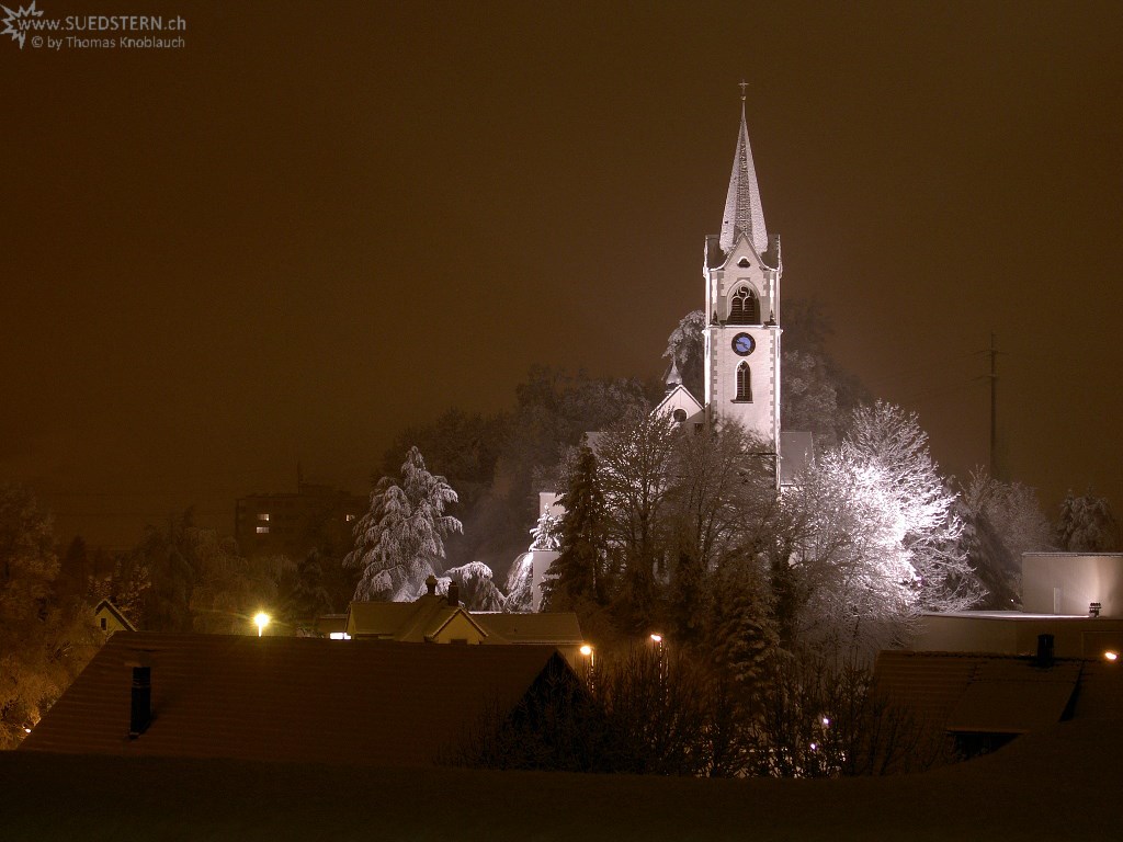 church during wintertime, jona